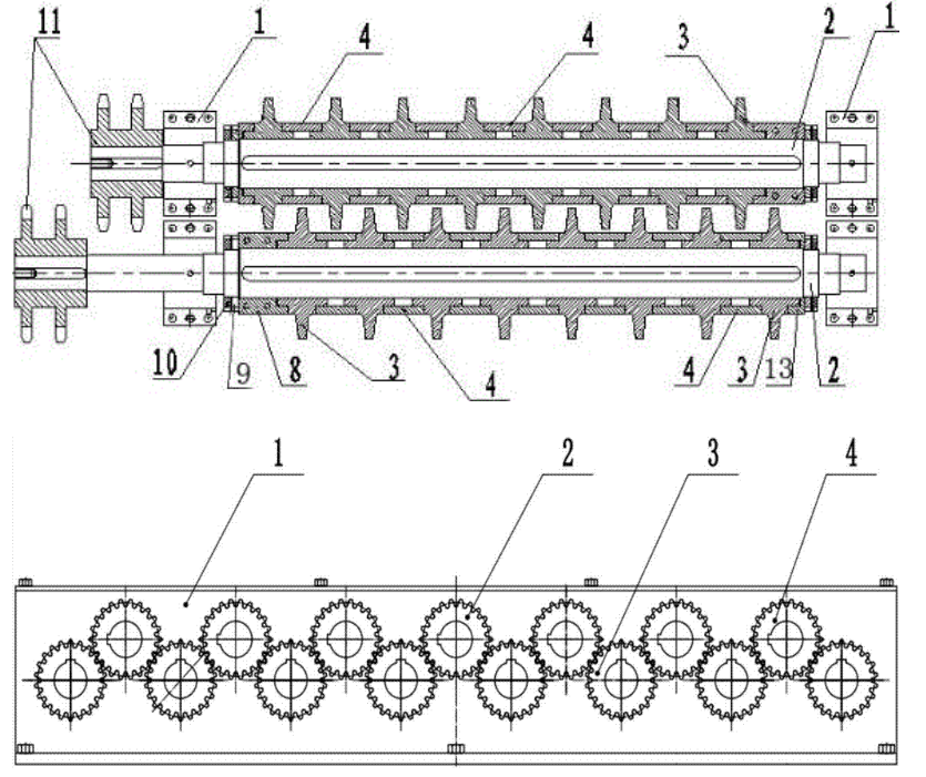 煤塊滾軸篩分機(jī)